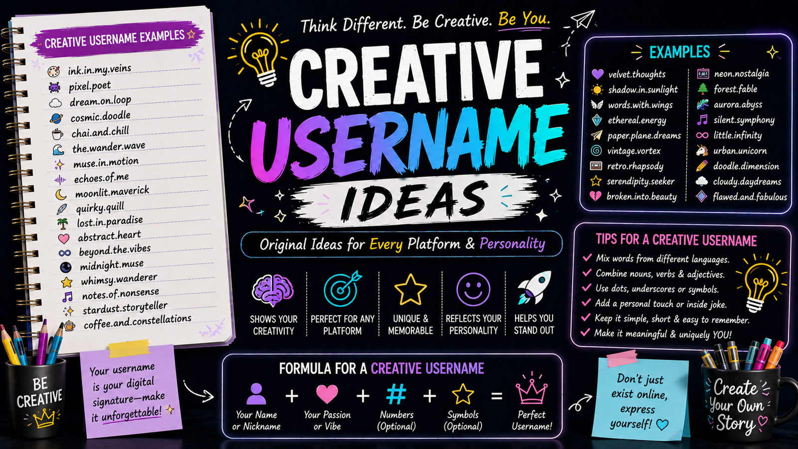 Creative Username Ideas