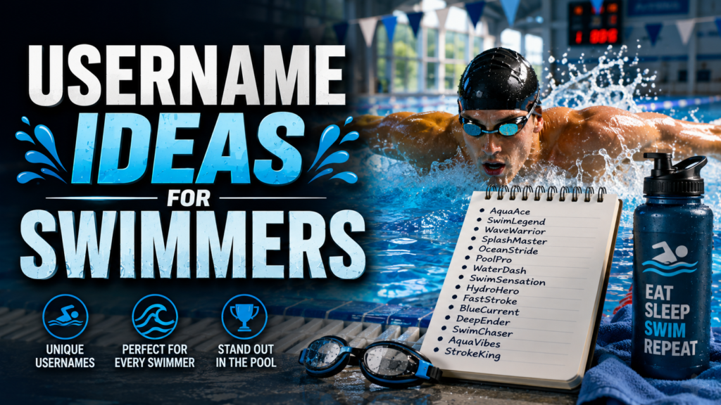 Username Ideas for Swimmers